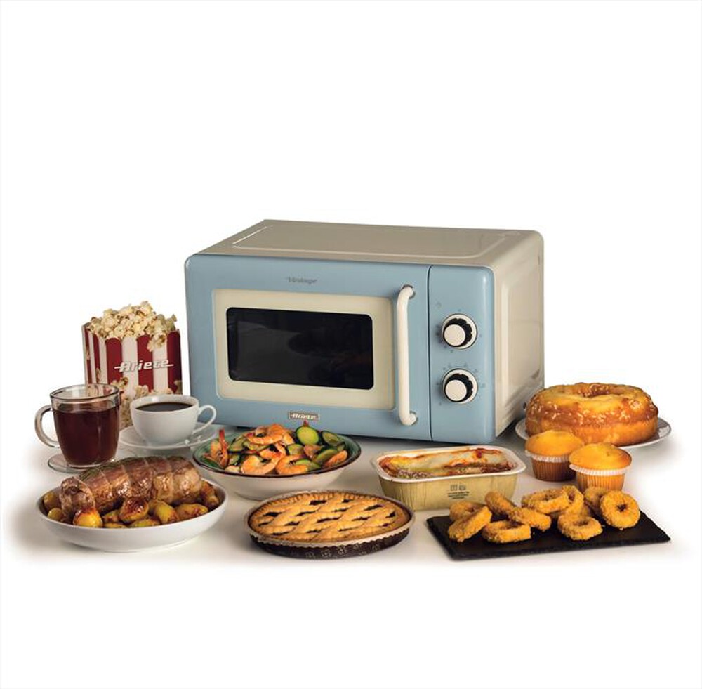Immagine del prodotto ARIETE - 3960/05 LINEA VINTAGE FORNO A MICROONDE 20L-Celeste