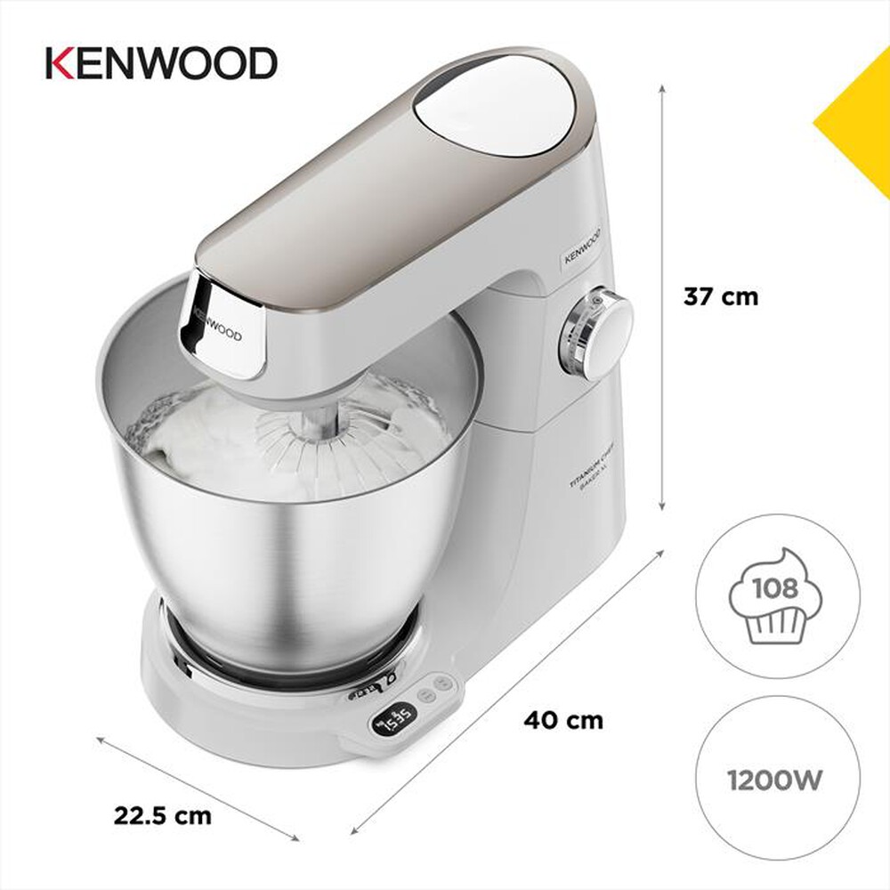 Immagine del prodotto KENWOOD. - Planetaria Titanium Chef Baker XL KVL65.001WH-Bianco
