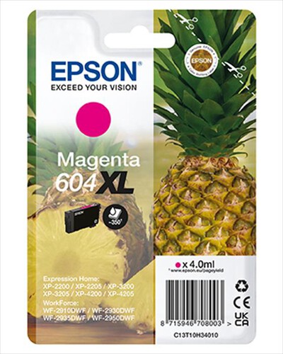 EPSON - INK SERIE ANANAS MAGENTA 604 XL-Magenta