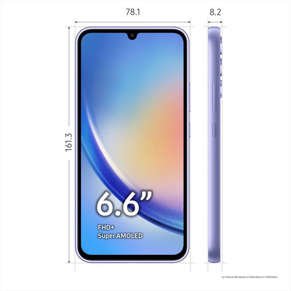"WIND - 3 - SAMSUNG Galaxy A34 5G 128GB-Awesome Violet"