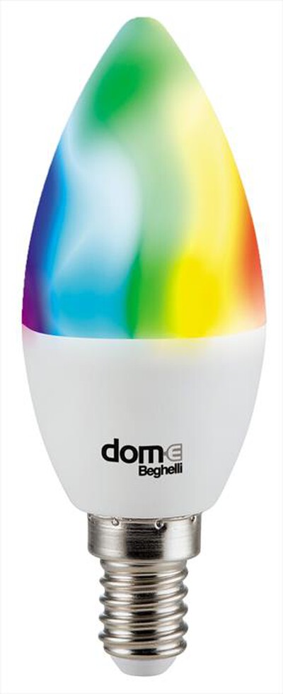 BEGHELLI - WIFI OL 5W E14 RGB+W DYNAMIC-bianco