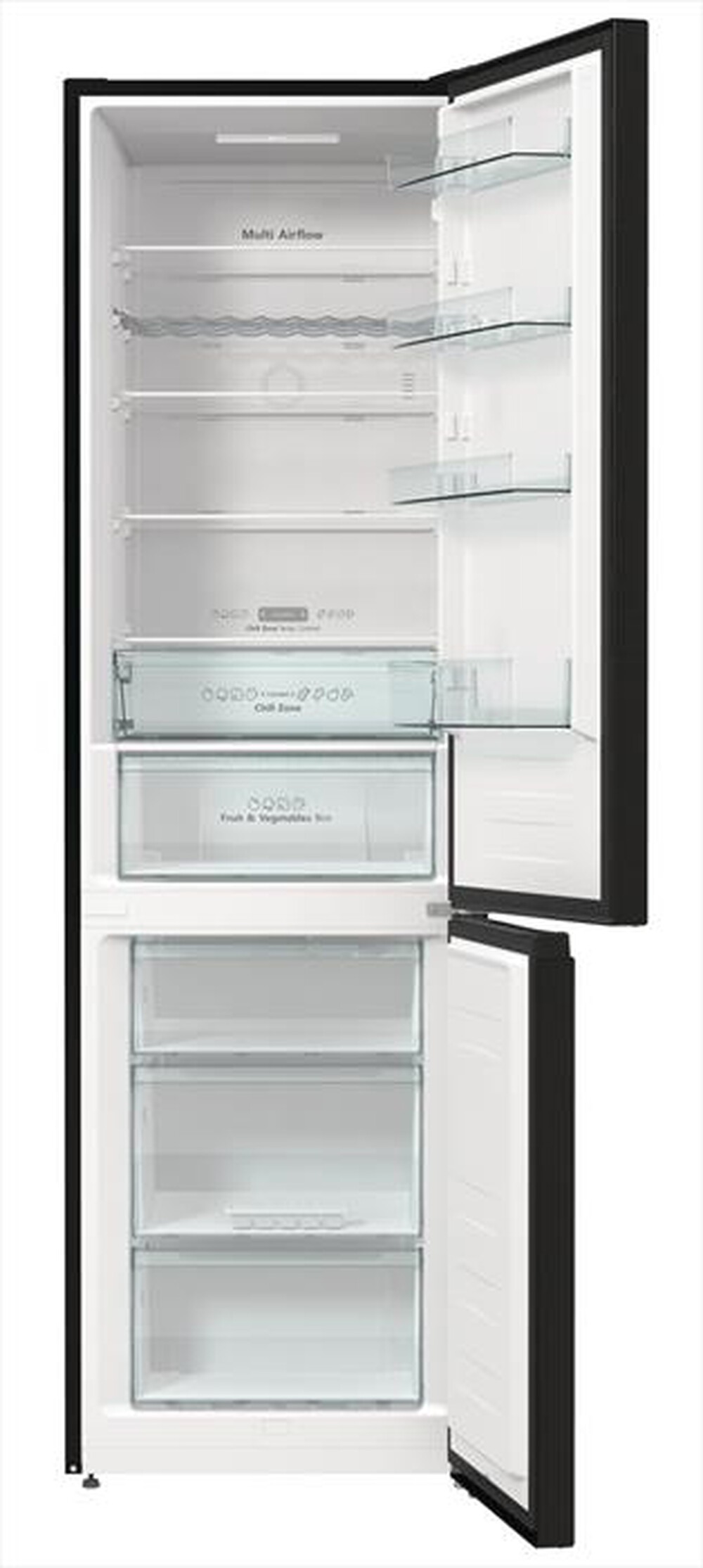 "HISENSE - Frigorifero combinato RB470N4EFD Classe D 361 lt-Black Inox"