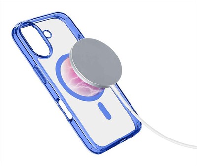 CELLULARLINE - Cover case ICONIC MAG per iPhone 16-Blue