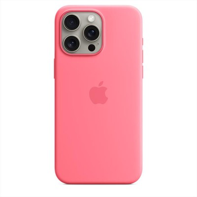 APPLE - Custodia MagSafe in silicone per iPhone 15 Pro Max-Rosa