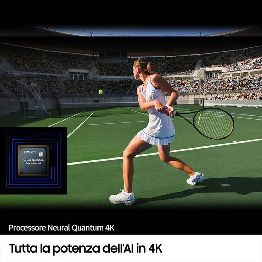 "SAMSUNG - Smart TV Q-LED UHD 4K 55\" QE55Q80CATXZT-CARBON SILVER"