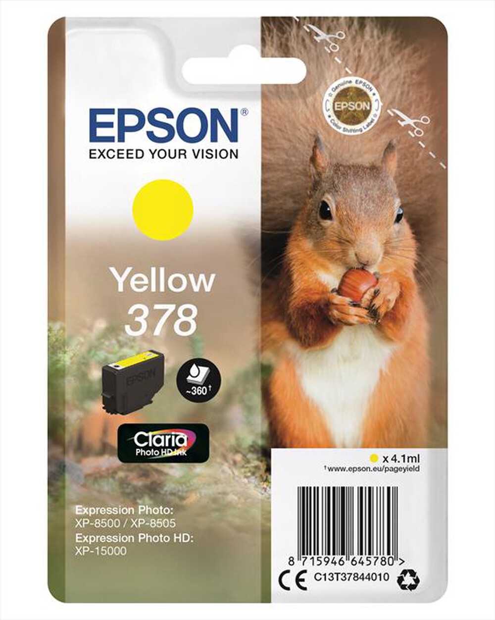 EPSON - C13T37844020-Giallo