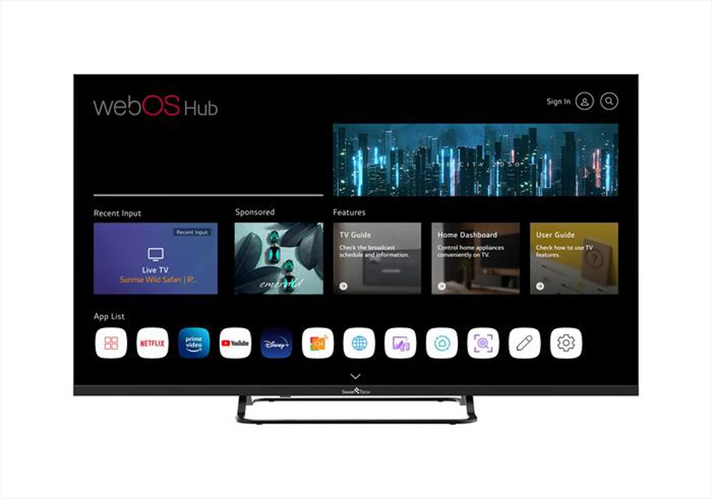 "SMART TECH - Smart TV LED FHD 40\" 40QW01V-METAL GREY"