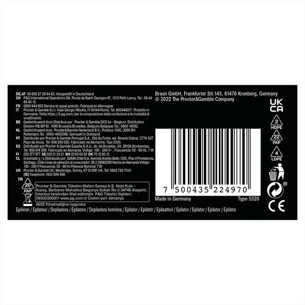 Immagine del prodotto BRAUN - Epilatore SILK-ÉPIL 3 3-000-BIANCO/VIOLA