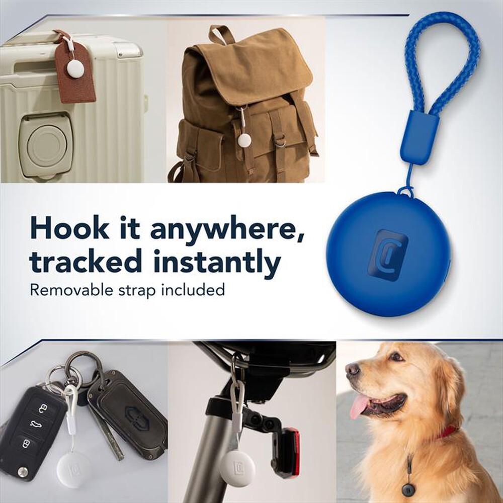 Immagine del prodotto CELLULARLINE - Trova oggetti Tracy Tag BTTRACYTAGB-Blu