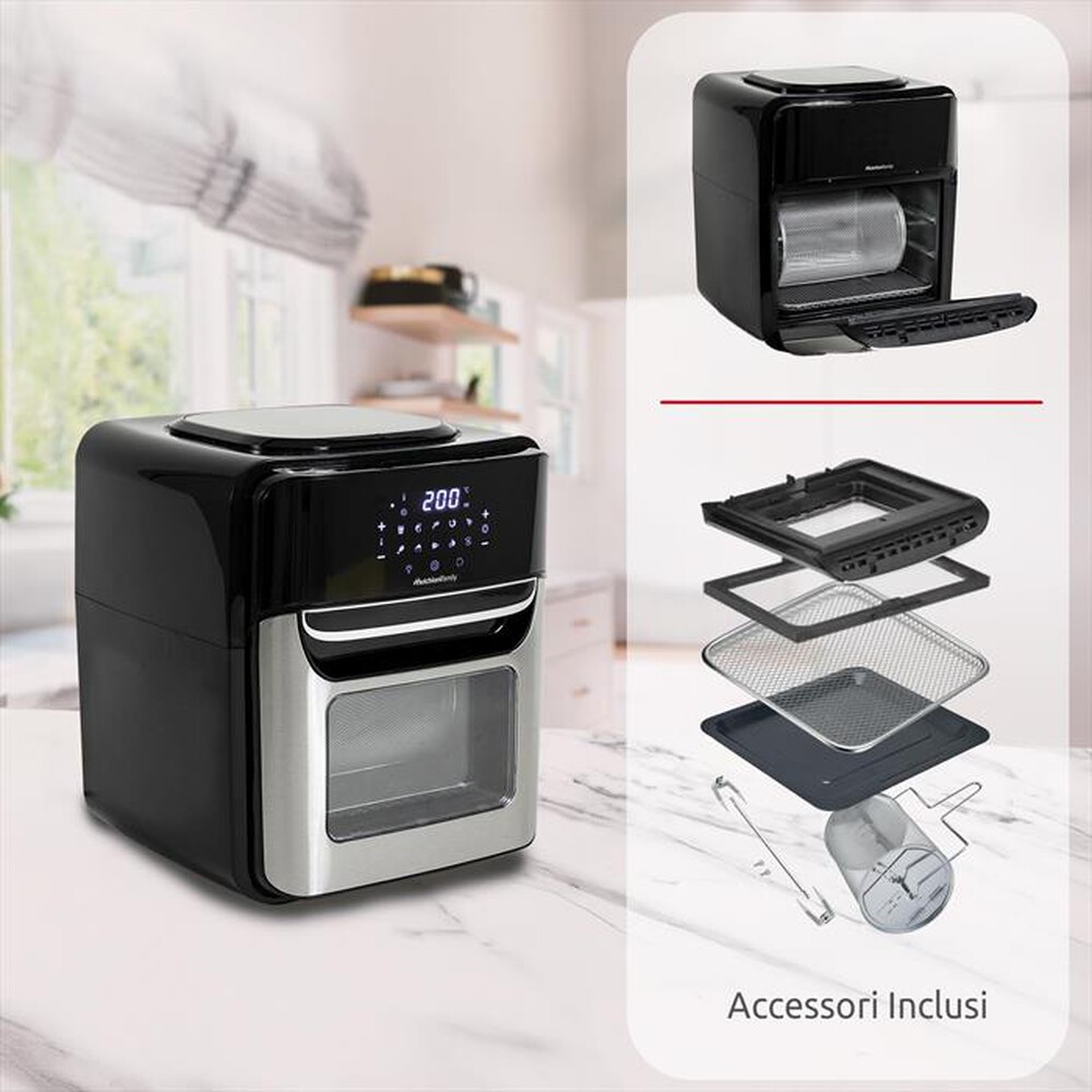 Immagine del prodotto MELCHIONI FAMILY - Friggitrice ad aria VIRGINIA-nero