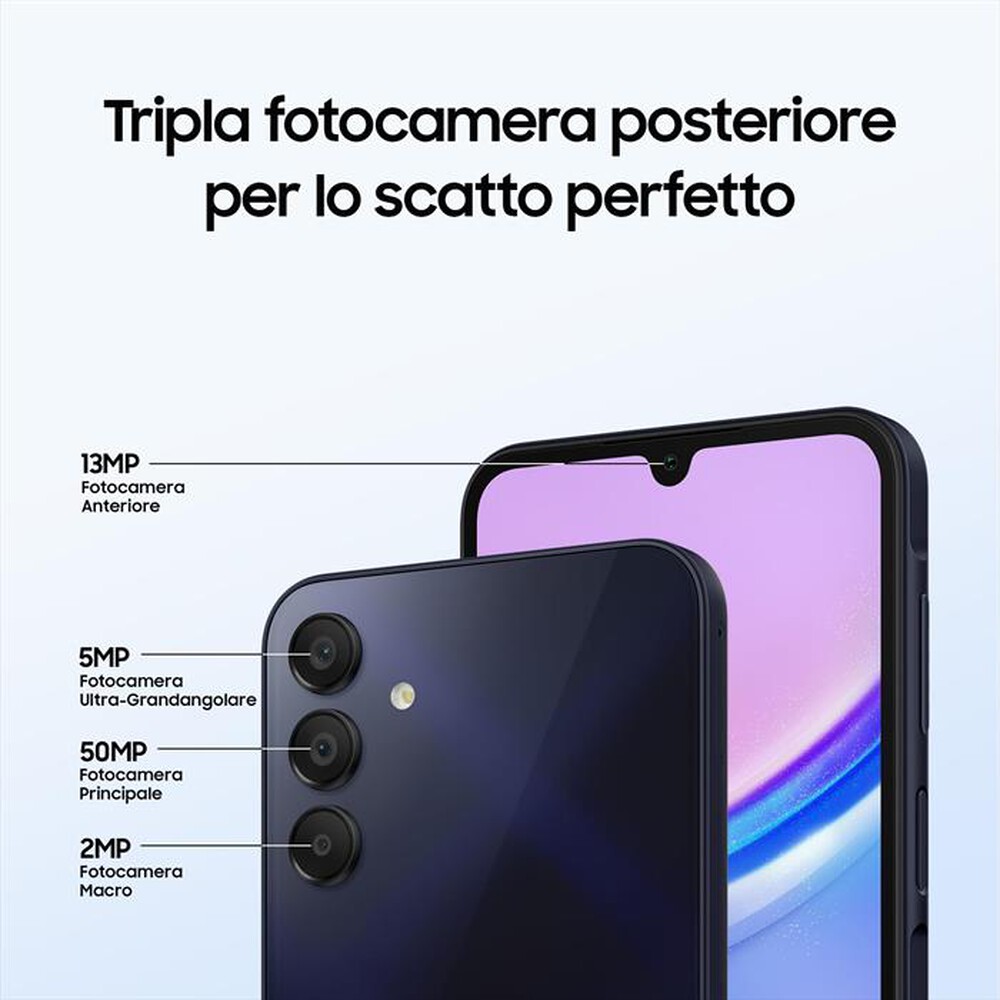 "SAMSUNG - Smartphone GALAXY A15 256GB-Blue Black"
