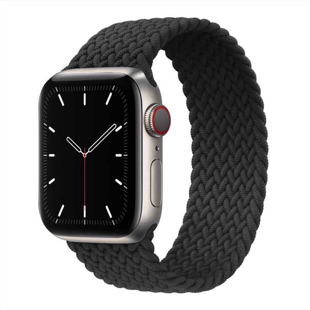 "EVA FRUIT - CINTURINO PER APPLE WATCH CON ELASTICO SILICONE-nero"