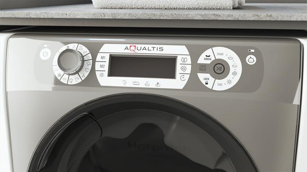 "HOTPOINT ARISTON - Lavasciuga EU AQDD 107632 EU/A N 10/7 Kg Classe E"