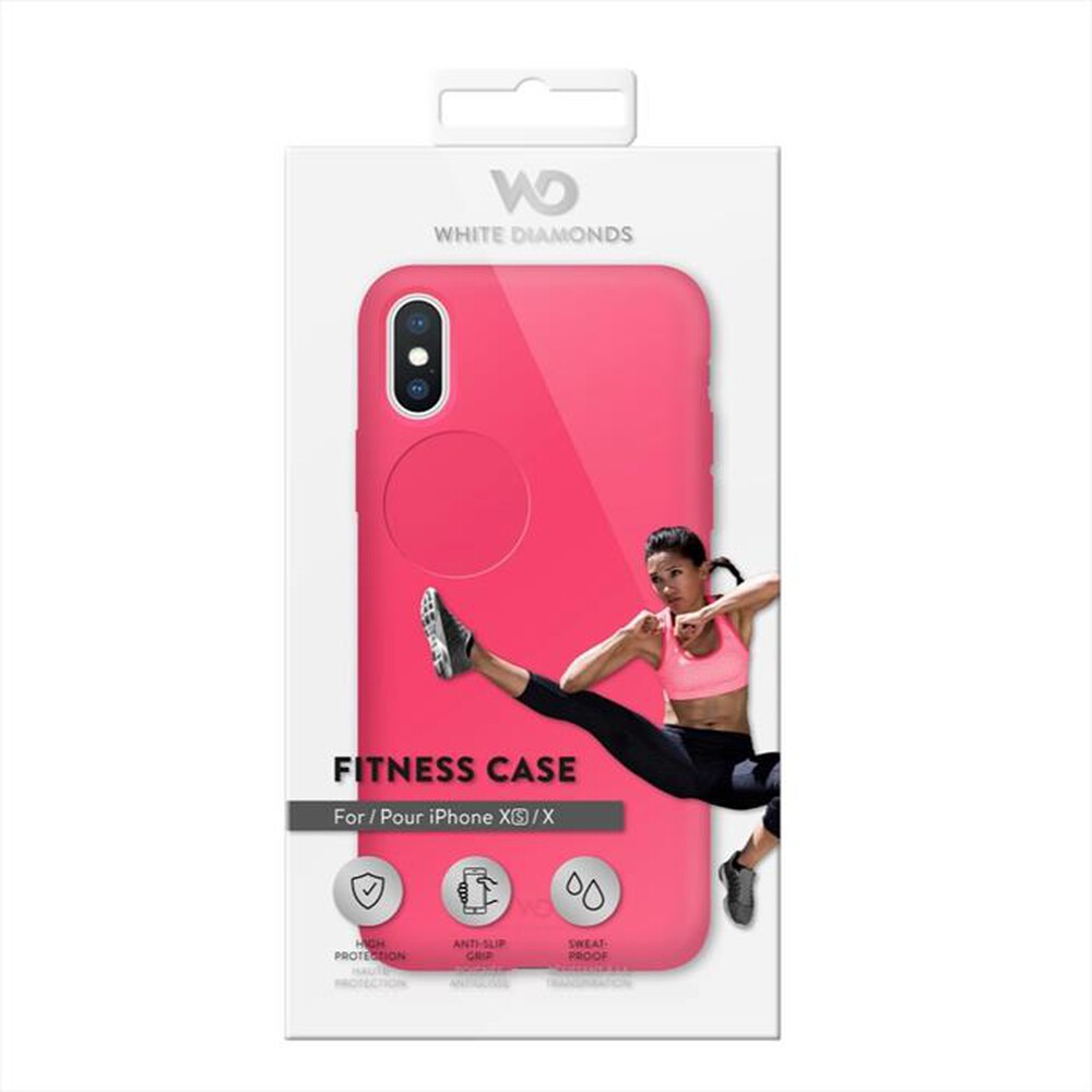 "WHITE DIAMOND - 1375CLR41 COVER IPHONE XS/IPHONE X-Rosa"