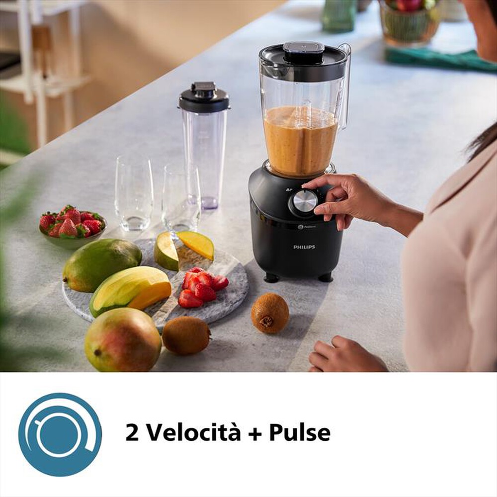 "PHILIPS - Frullatore SERIE 3000 HR2291/01-Nero"