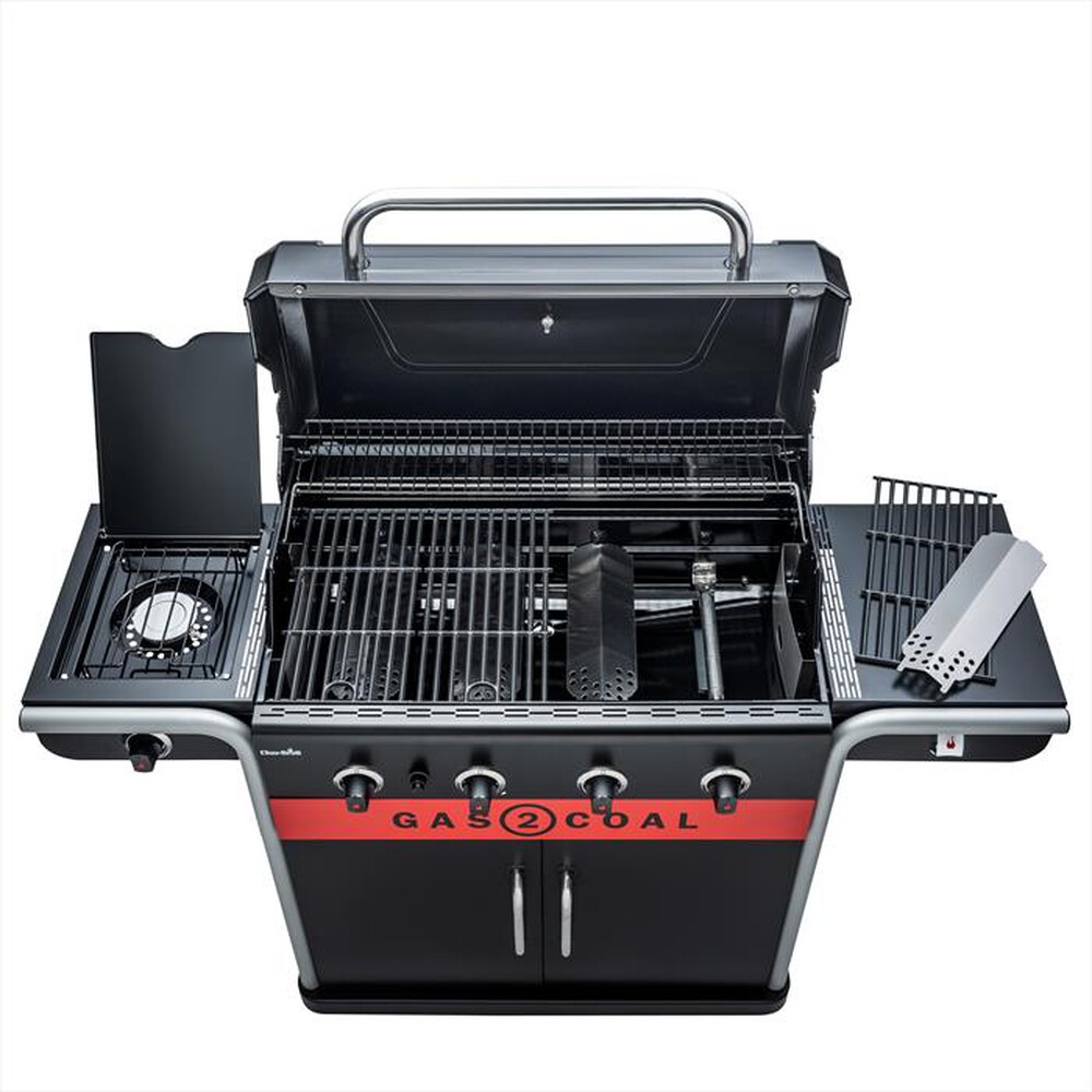 "CHAR-BROIL - BBQ GAS2COAL 2.0 4B F4+1-Black"