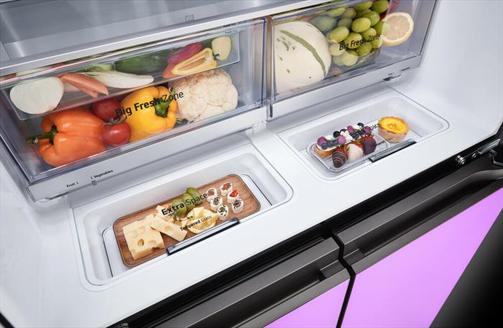 Immagine del prodotto LG - Frigorifero 4 porte GMV960NNME Classe E 617L-Multicolour
