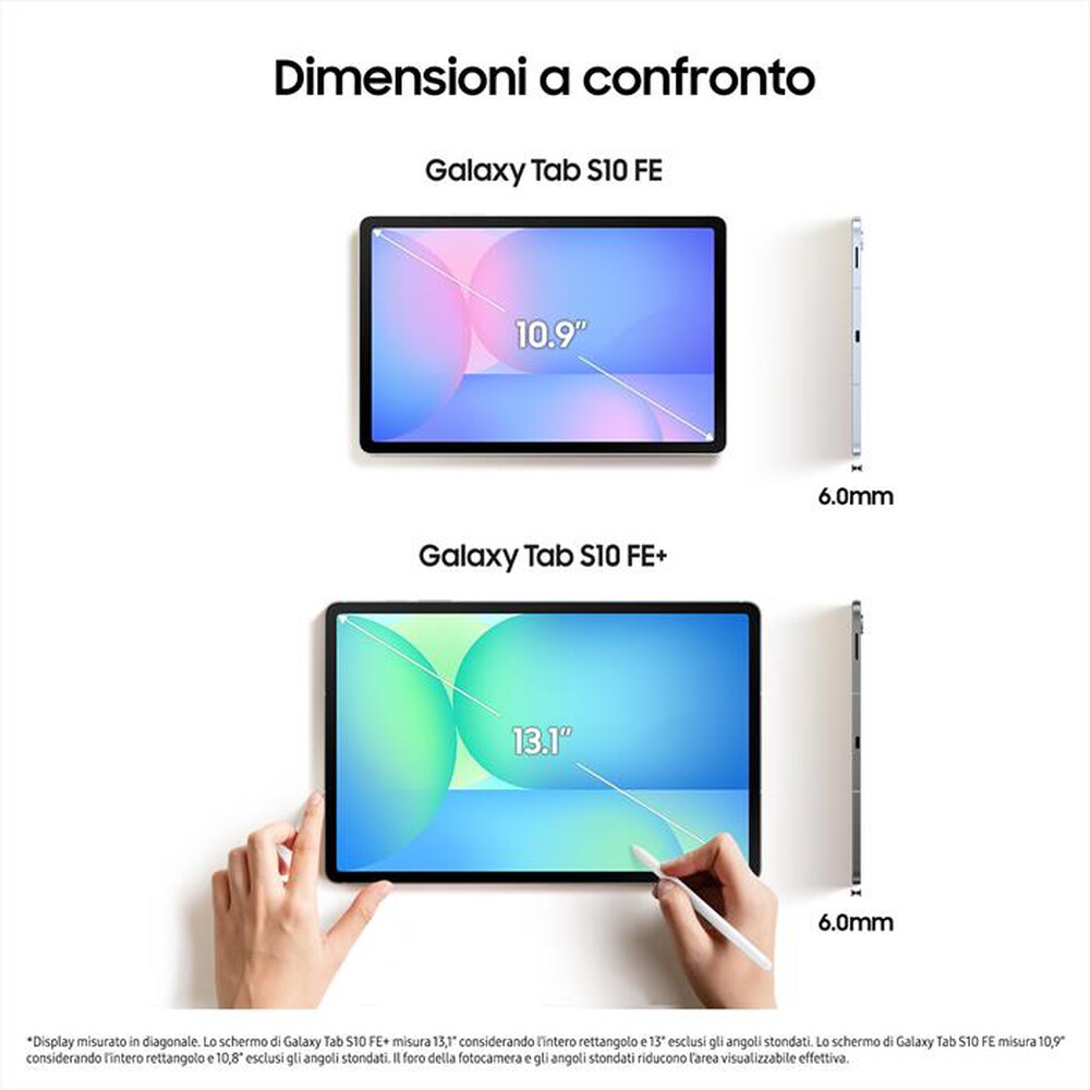 Immagine del prodotto SAMSUNG - Galaxy Tab S10 FE+ 12+256GB WiFi-Gray