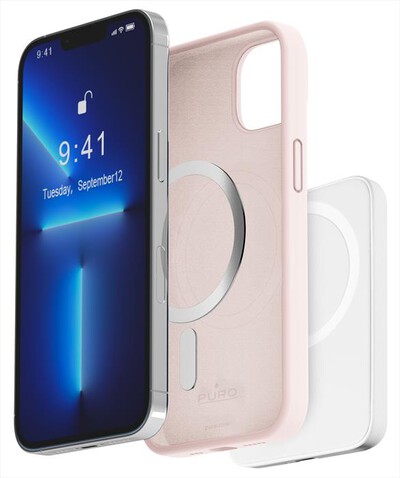 PURO - Cover ICON MAG IPC1467ICONMAGROSE iPhone 14 Plus-Rosa