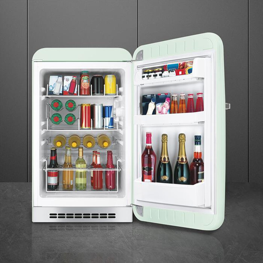 "SMEG - Frigorifero 1 porta FAB10HRPG5 Classe E-Verde pastello"