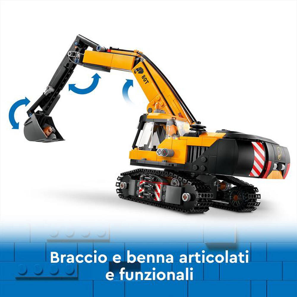 Immagine del prodotto LEGO - CITY BIG VEHICLES Escavatore cantiere giallo 60420