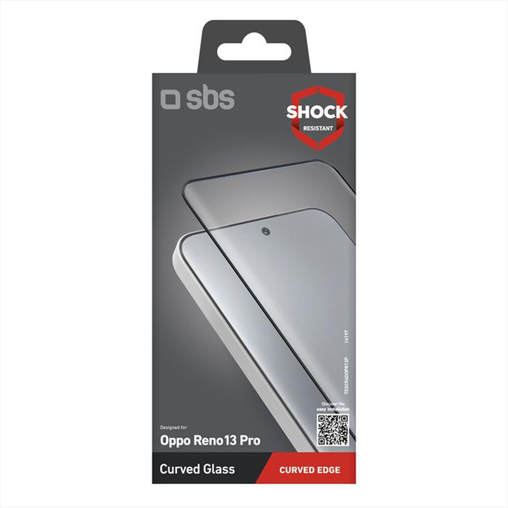 Immagine del prodotto SBS - Pellicola protettiva per Oppo Reno13 Pro-Nero