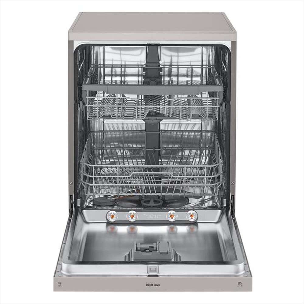 "LG - Lavastoviglie DF222FPS Classe E 14 coperti-Platinum Silver"