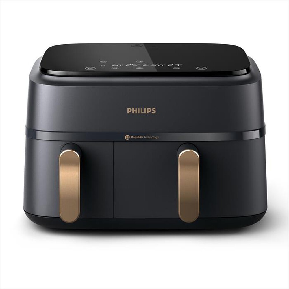 "PHILIPS - Friggitrice AIRFRYER SERIE 3000 DA 9L NA352/00-Nero/Oro"