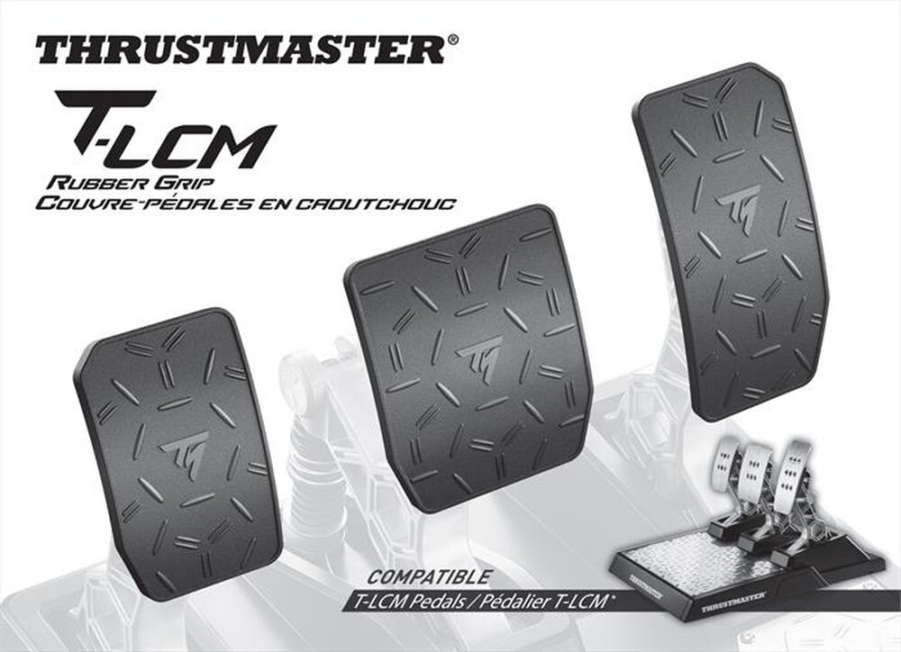 "THRUSTMASTER - Cover T-LCM RUBBER GRIP per T-LCM Pedals-Grigio"