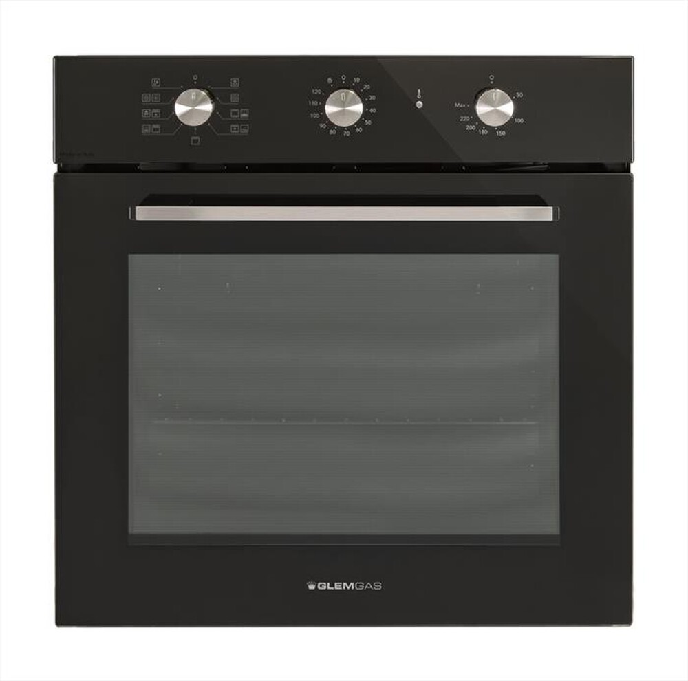 "GLEM GAS - Forno elettrico GFX92BK-S6-Nero Lucido"