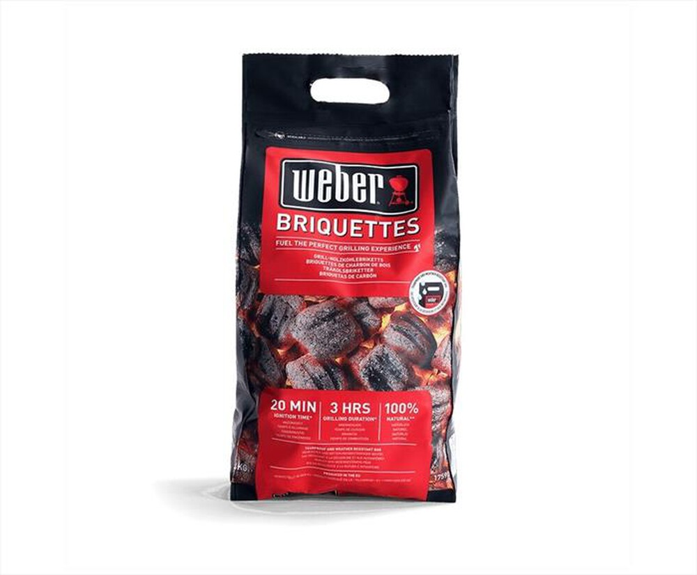"WEBER - BRICCHETTI 4 KG FSC-NERO"