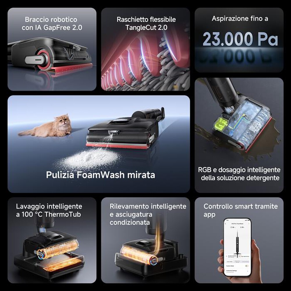 Immagine del prodotto DREAME - Lavapavimenti H15 PRO FOAM WASH VIM-Nero