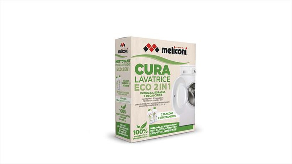 "MELICONI - CURA LAVATRICE LIQUIDO EC-Astuccio contenente 2 flaconi"