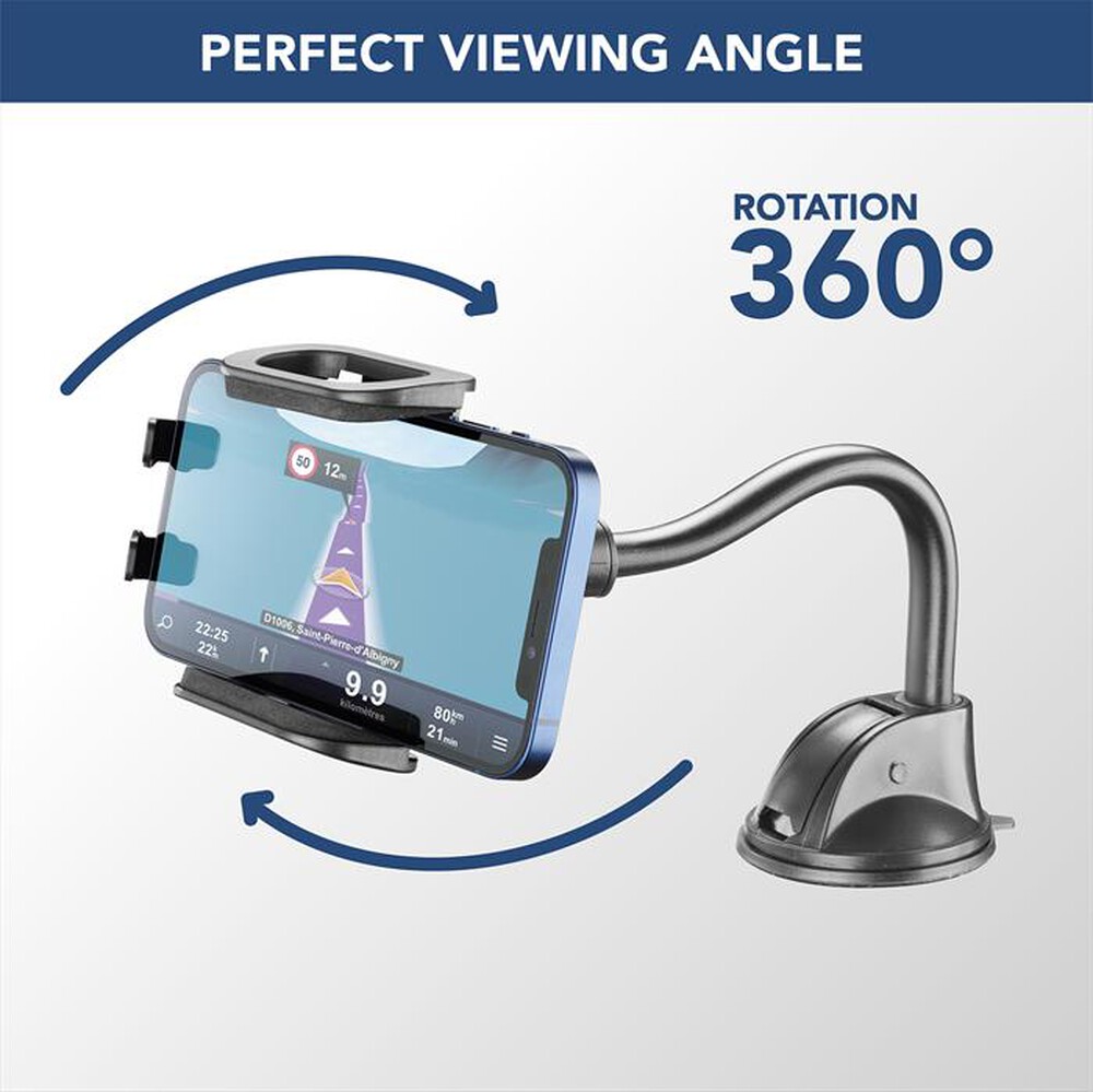 Immagine del prodotto CELLULARLINE - Supporto da Auto BIGCRABDUALFIX-Nero