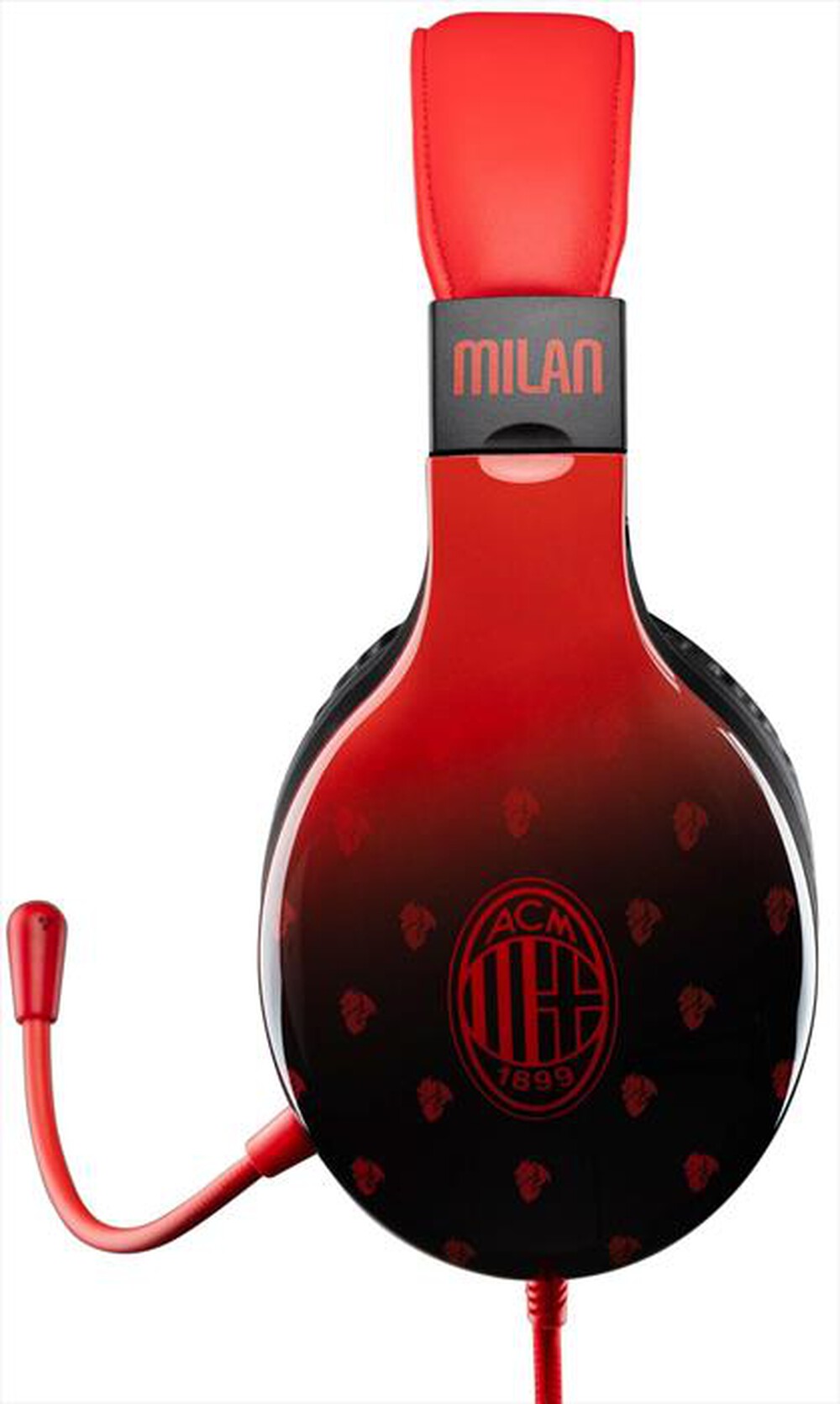 "QUBICK - CUFFIE GAMING AC MILAN DEVILS-rosso/nero"
