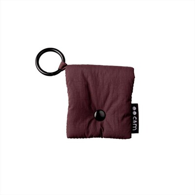 CASEME - Borsa con tasca imbottita per auricolari-Marrone