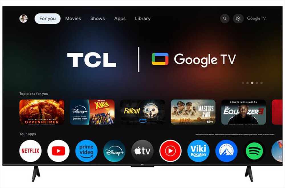 Immagine del prodotto TCL - Smart TV LED 4K 75" 75P6L-Nero