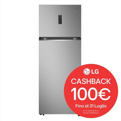 LG - Frigorifero 2 porte GTBV44PYBKD Classe E 461L-Argento