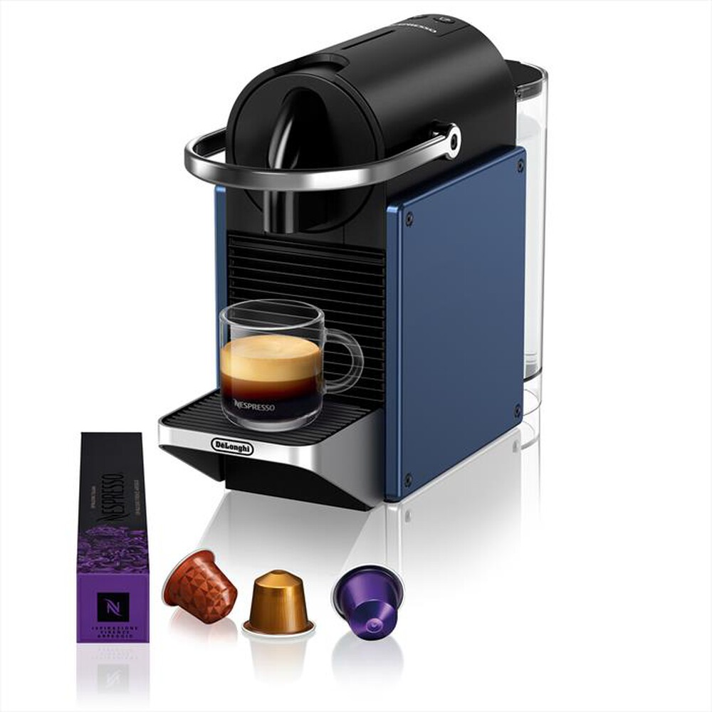 "DE LONGHI - Macchina da caffè Pixie EN127.BL capsule Nespresso-blu"