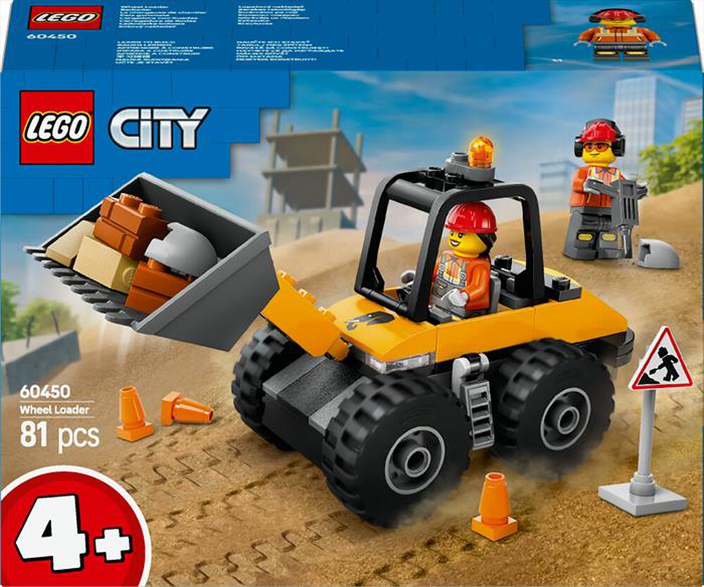 Immagine del prodotto LEGO - CITY GREAT VEHICLES Pala gommata gialla 60450