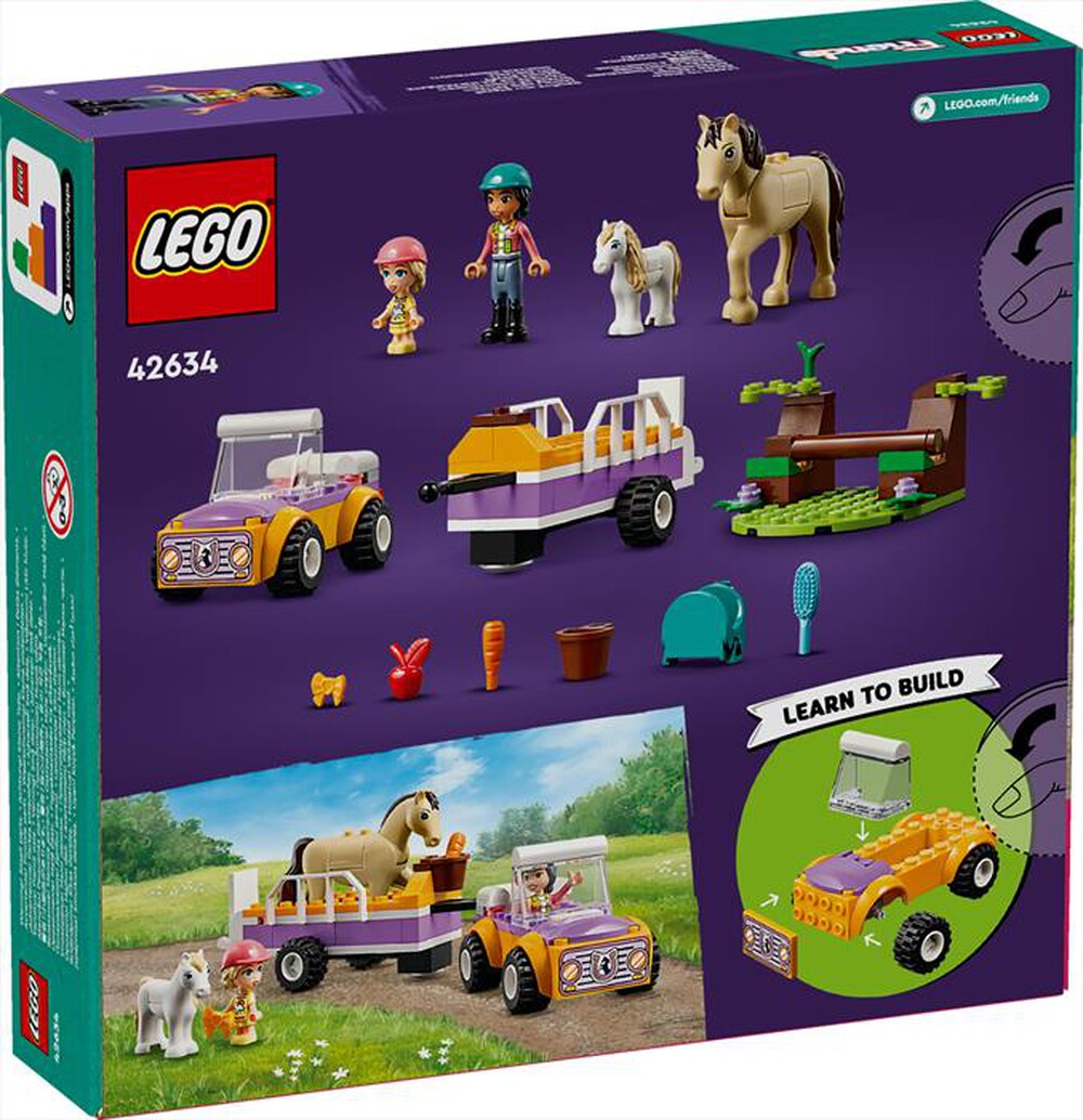 Immagine del prodotto LEGO - FRIENDS Rimorchio con cavallo e pony 42634