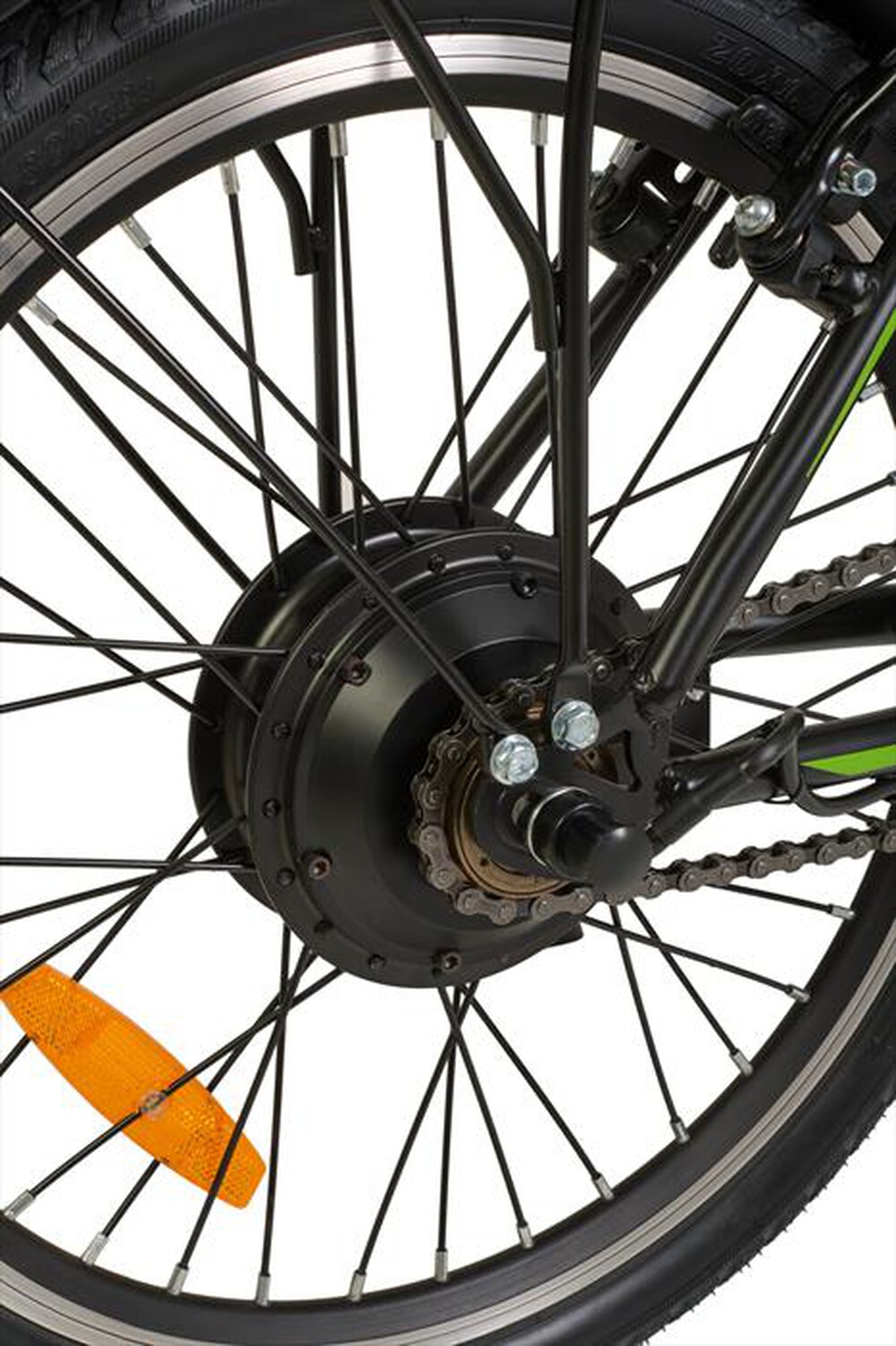 "IBIKE - FOLD GREEN 21 ITA99-NERO / VERDE"