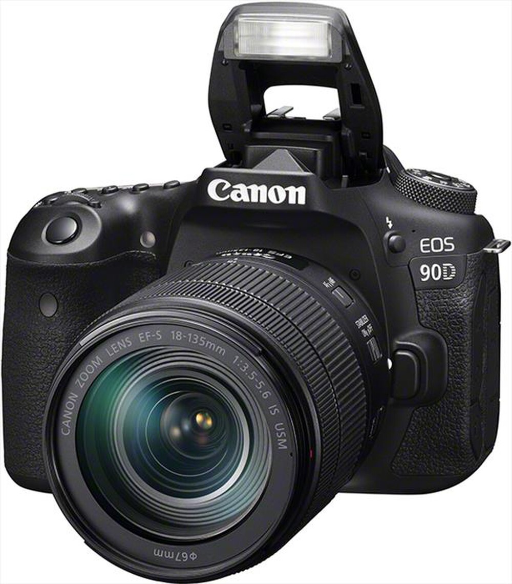 "CANON - EOS 90D + EF-S 18-135 MM F/3.5-5.6 IS USM-Black"