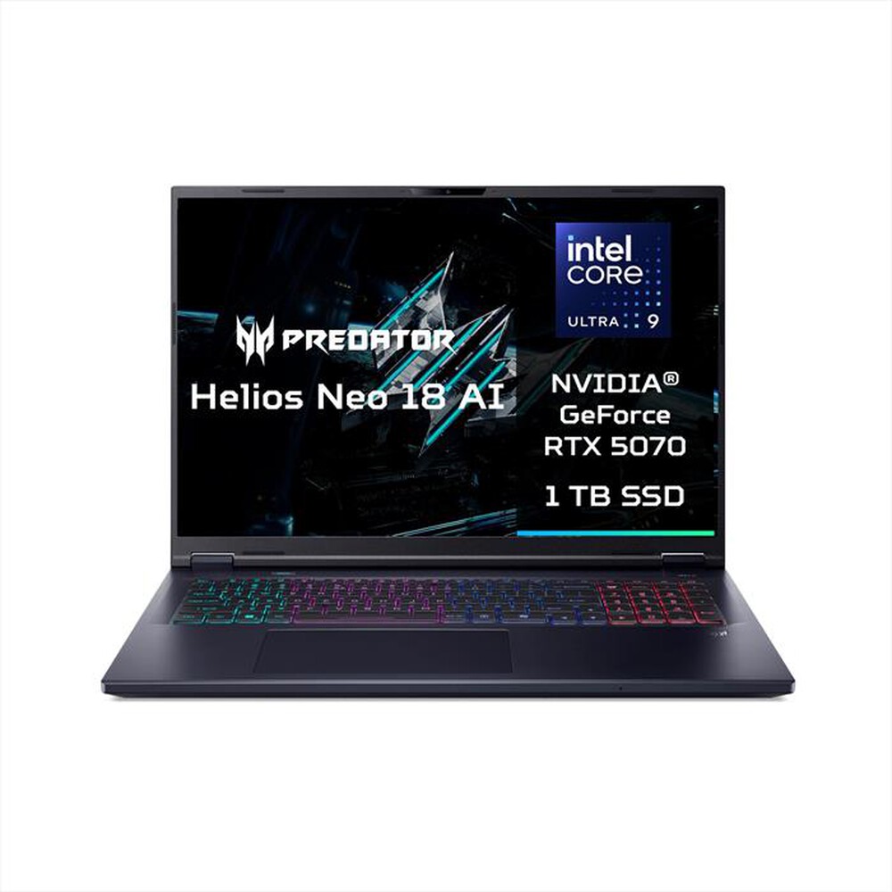 Immagine del prodotto ACER - Notebook PREDATOR HELIOS NEO 18 AI PHN18-72-952N-Nero