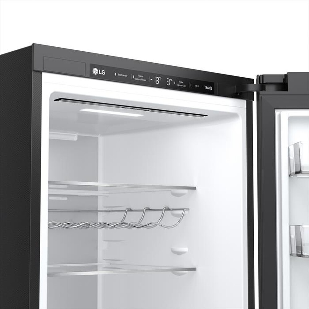 "LG - Frigorifero combinato GBB72BM9DQ Classe D 387L-Nero"