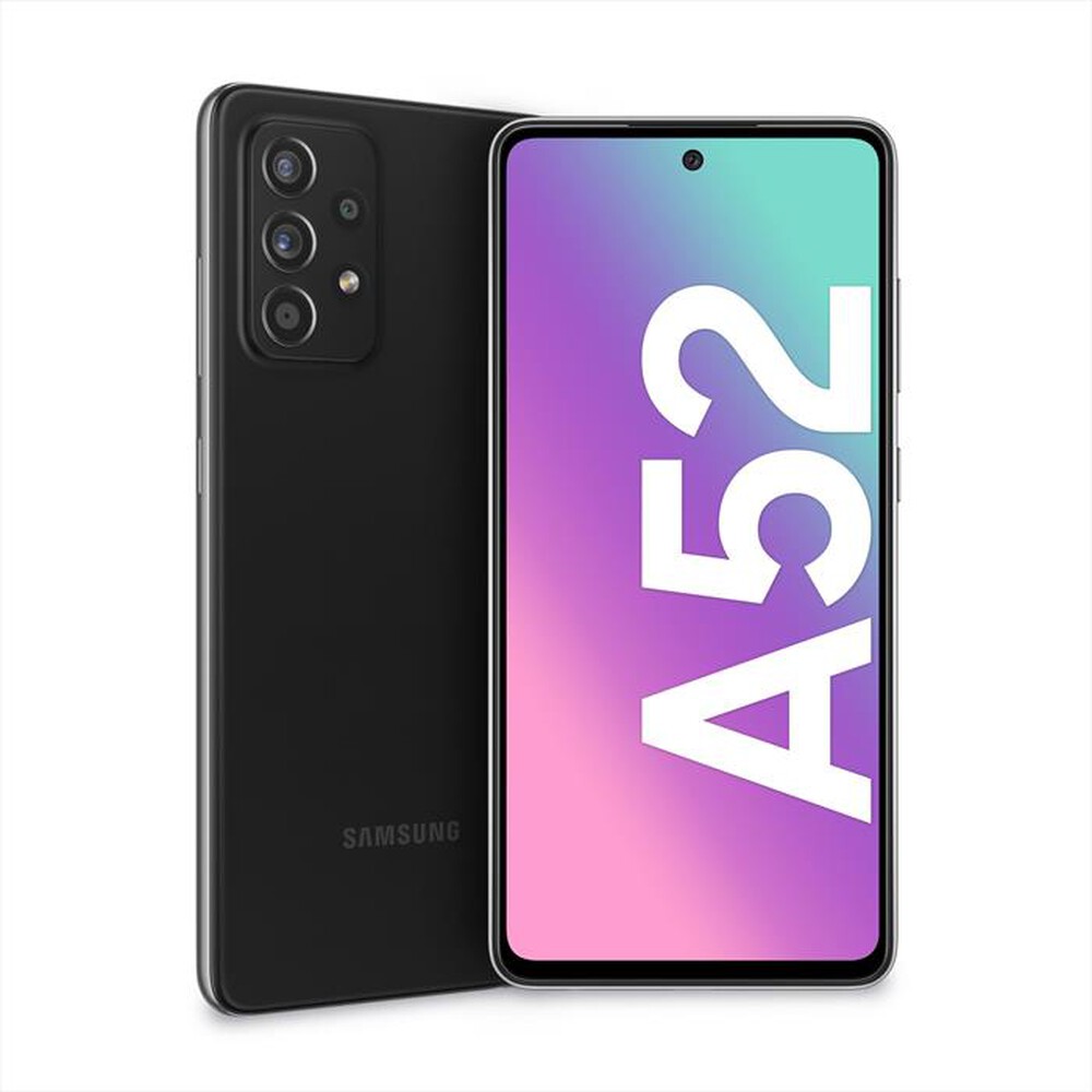 "SAMSUNG - GALAXY A52-Awesome Black"