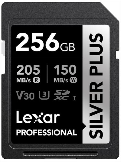 LEXAR - LEXAR PRO 256GB PLUS V3-Nero