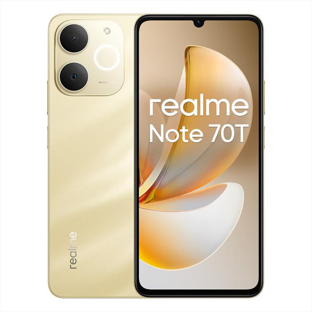 Immagine del prodotto REALME - Smartphone NOTE 70T (256GB 4GB)-BEACH GOLD