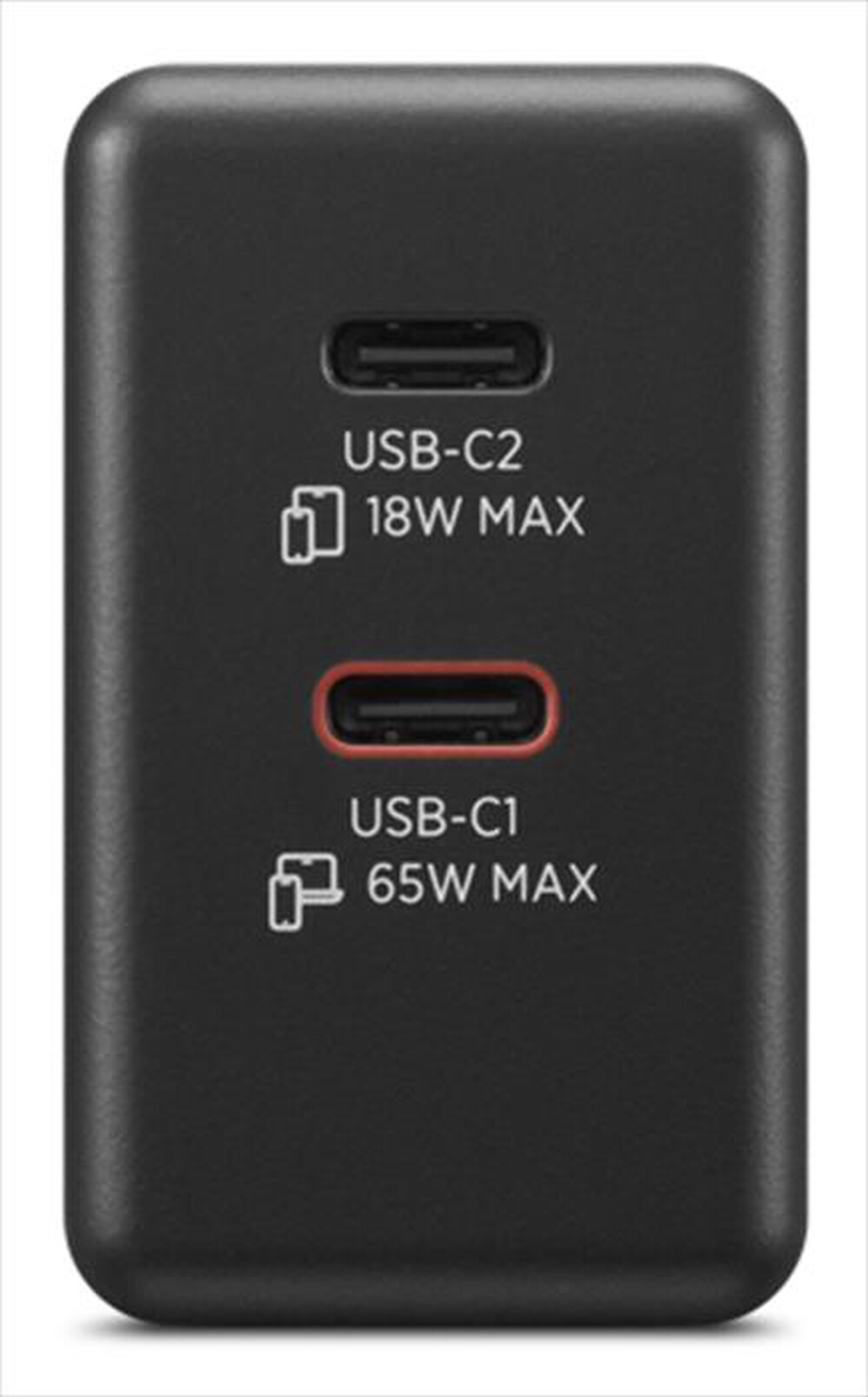 Immagine del prodotto LENOVO - Caricabatterie DUAL USB-C 65W GAN-NERO