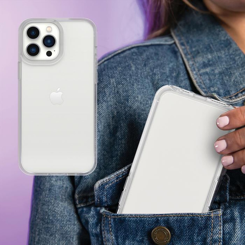 "OTTERBOX - REACT - CUSTODIA IPHONE 13 PRO MAX/12 PRO MAX-trasparente"